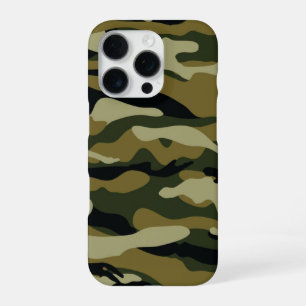 Coque iPhone 16 Pro Camo vert foncé