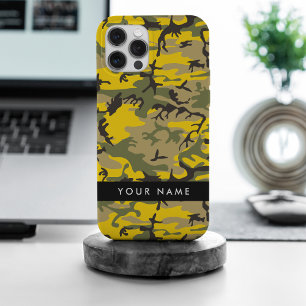 Camouflage jaune et vert Votre nom Personnalisez