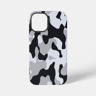 Coque iPhone 12 Mini Camouflage urbain à fort contraste