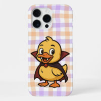 Canard vampire mignon de dessin animé pour Hallowe
