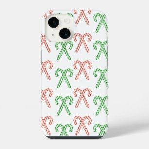 Coque Pour iPhone 14 Canne de bonbon/menthe poivrée