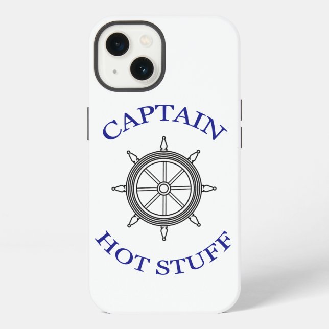 Coque iPhone «Capitaine Hot Stuff»  (Verso)