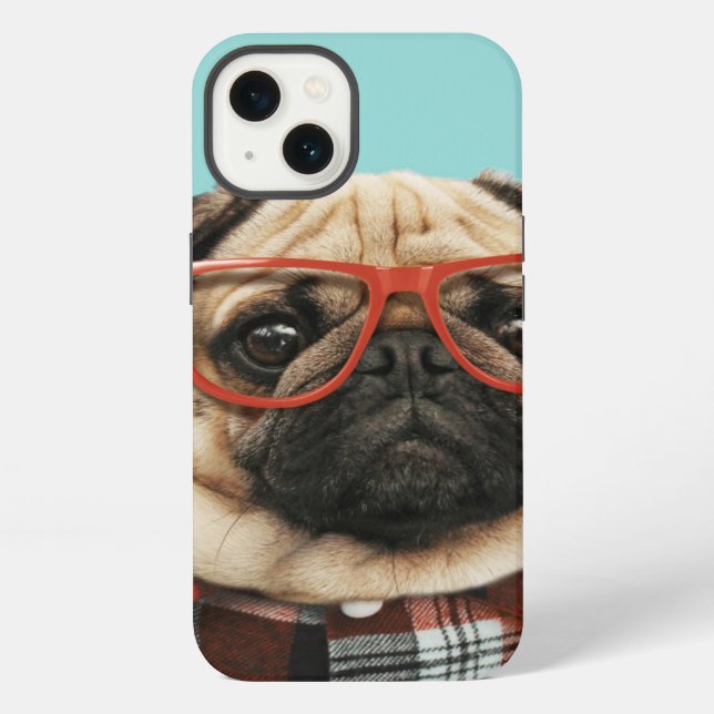 Coque iPhone Carlin à chemise à carreaux (Verso)