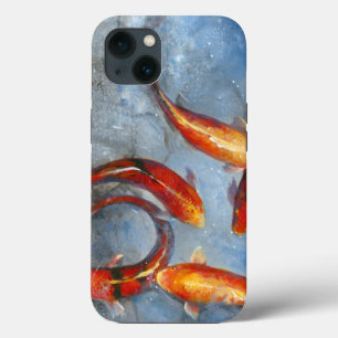 Etui iPhone 13 Carpes Koï gracieuses I