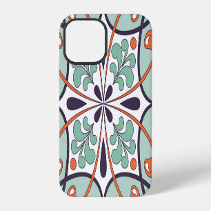 Coque iPhone 12 Carrelage marocain oriental Design floral