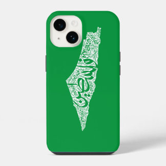 Coque Pour iPhone 14 Carte de la Palestine libre et drapeau du Canada (