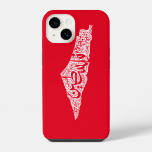 Coque Pour iPhone 14 Carte et drapeau de la Palestine libre فلسطين