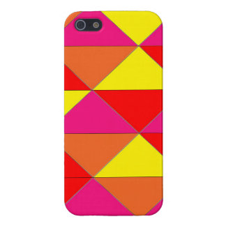 Coque iPhone 5 Cas brillant de rose rouge lumineux de jaune