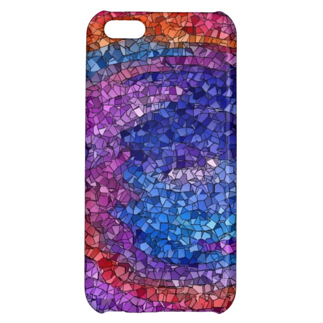 Coque iPhone Cas du *iPhone 5* de mosaïque d'aquarelle (Dos)