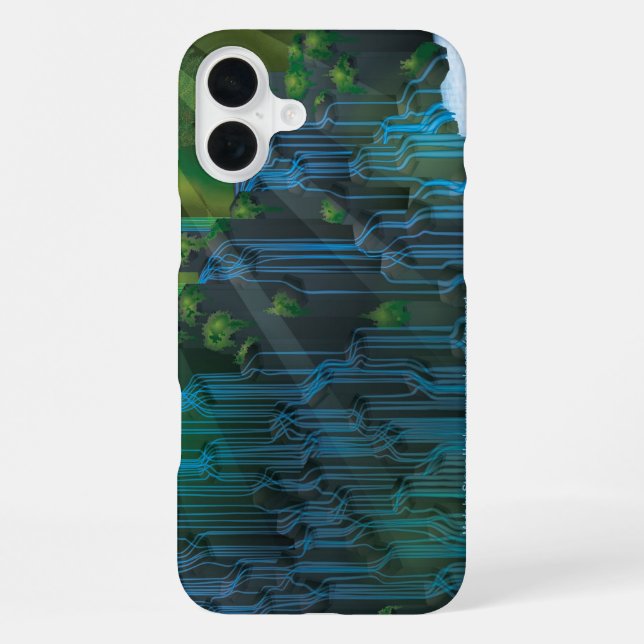 Coque iPhone Cascade (Verso)