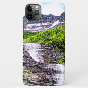 Coque iPhone 11Pro Max Cascades de fonte glaciaire se précipitent au larg