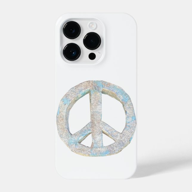 Coque iPhone Case de téléphone de signe de paix (Verso)