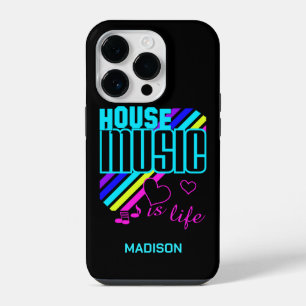 Coque Pour iPhone 14 Plus Casques de téléphone de la Maison de musique