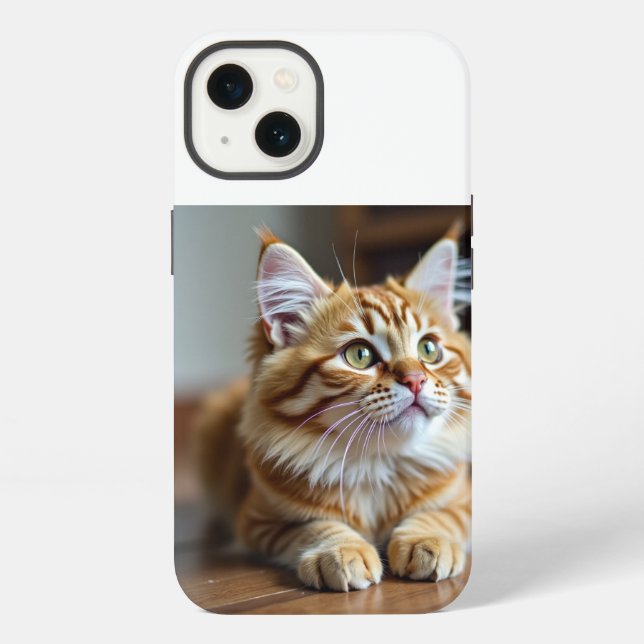 Coque iPhone Cat drôle (Verso)