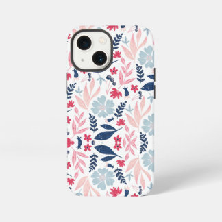 Etui iPhone 13 Mini Cath Kidston Londres Design fleurs bleues