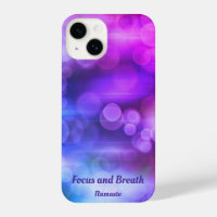 Cercles Abstraits rose et violet Focus et respirat
