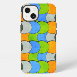 Etui iPhone 13 Cercles empilés-Texté par Shirley Taylor
