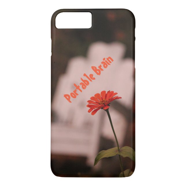 Coque iphone cérébral portable (Dos)