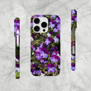Coque iPhone 16 Pro Champ de violettes en Hollande, Cellule
