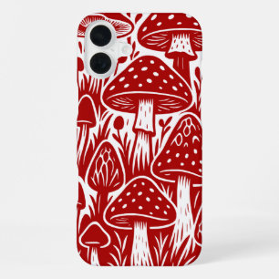 Coque iPhone 16 Plus Champignons