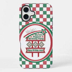 Coque iPhone 16 Plus Chapiteau de la Plus Grande Fête d'Anniversaire au