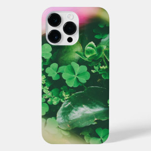 Coque Pour Pour iPhone 14 Pro Max Charme de fermeture à quatre feuilles