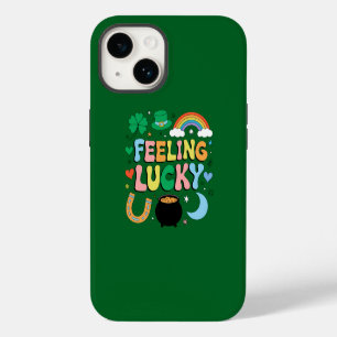 Coque Pour iPhone 14 Charme de la Saint-Patrick Chanceux Trèfle Irlanda