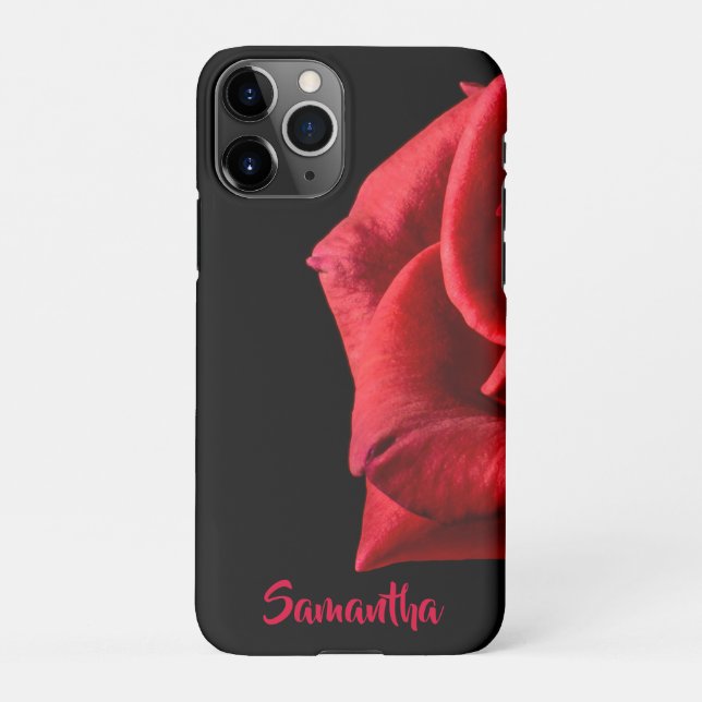 Coque iPhone Charme rose (Dos)
