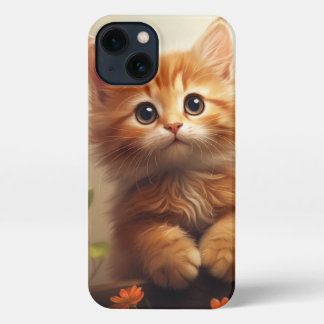 Etui iPhone 13 chat bébé
