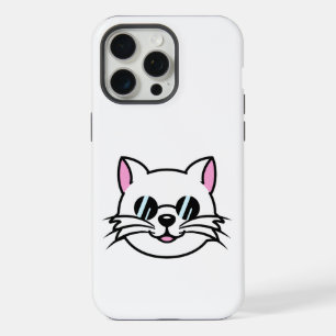 Chat blanc portant des lunettes noires / lunettes