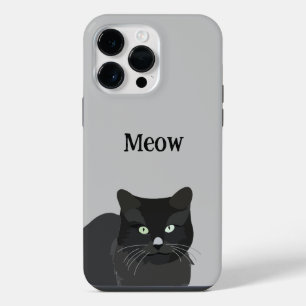 Coque Pour Pour iPhone 14 Pro Max Chat Chat noir 