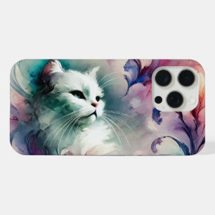 Chat d'aquarelle éthérée