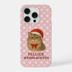 Chat de Noël sibérien à fourrure