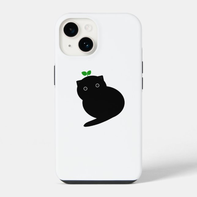 Coque iPhone Chat Q (Verso)