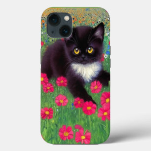 Etui iPhone 13 Chat smoking Gustav Klimt