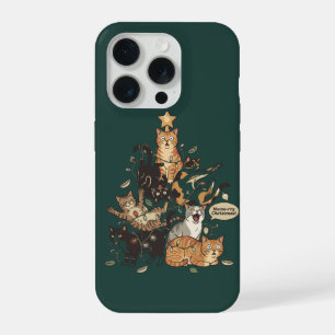 Chats drôles Arbre de Noël Guirlandes Lumineuses F