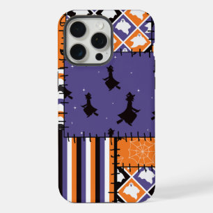 Chats Halloween Patchwork sorcières