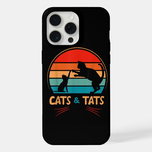 Coque iPhone Chats & Tats - Chat  (Verso)