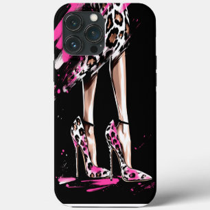 Etui iPhone 13 Pro Max Chaussures à talons hauts, Illustration de mode