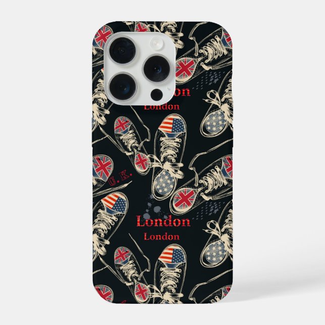 Coque iPhone Chaussures de sport motif mode  (Verso)