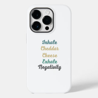 Coque Pour iPhone 14 Plus Cheddar Inhale Fromage Exhale Négativité
