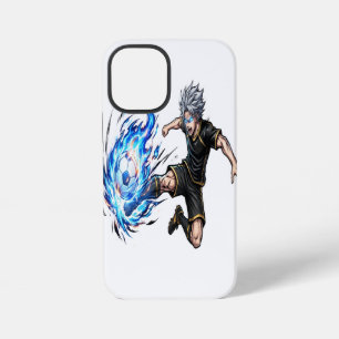 Coque iPhone 12 Mini Chemise Spirit Striker Blue Energy Anime Soccer OC
