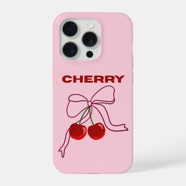 Coque iPhone Cherry iphone case (Verso)