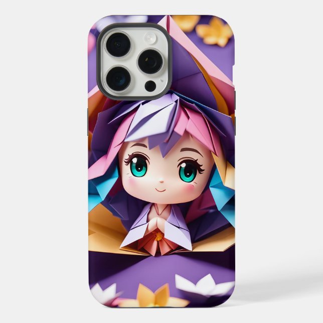 Coque iPhone Chibi en origami (Verso)