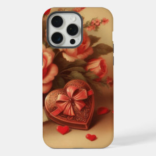 Chocolats et fleurs de la Saint-Valentin vintage