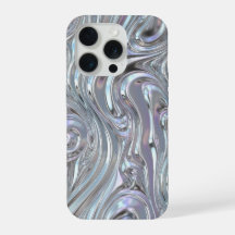 Chrome Liquide Irridescent Métallisé Futuriste Y2K