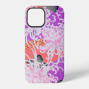 Coque iPhone 12 Chrysanthemum, Design japonais