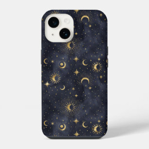 Coque Pour iPhone 14 Ciel nocturne céleste avec étui Case-Mate étoiles
