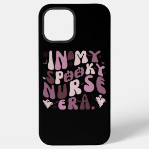Coque iPhone 12 Pro Max Citation d'infirmière Éffrayante rétro Halloween