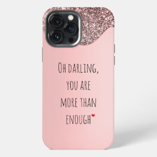 Etui iPhone 13 Pro Max Citation Oh Darling, vous êtes plus que suffisant